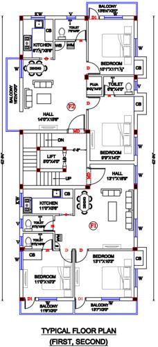  sowdharsh-flats Sowdharsh Flats Cluster Plan For 1st And 2nd Floor