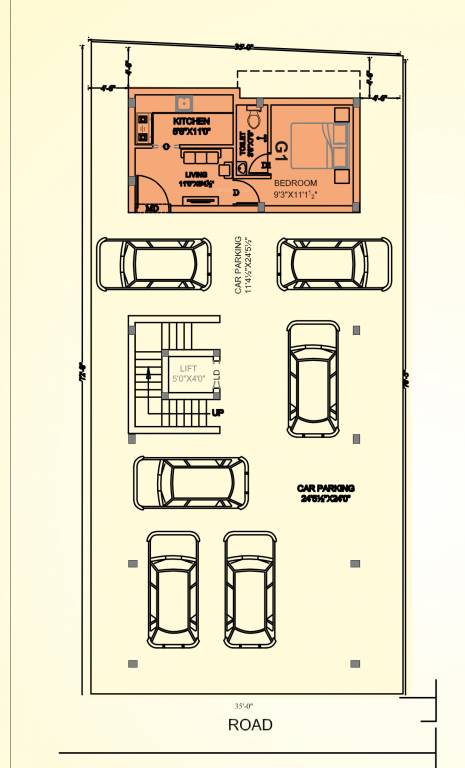  sowdharsh flats Sowdharsh Flats Cluster Plan For Ground Floor