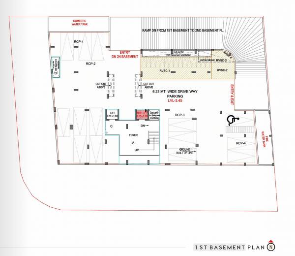  serenity Serenity Cluster Plan for Basement 1 Floor