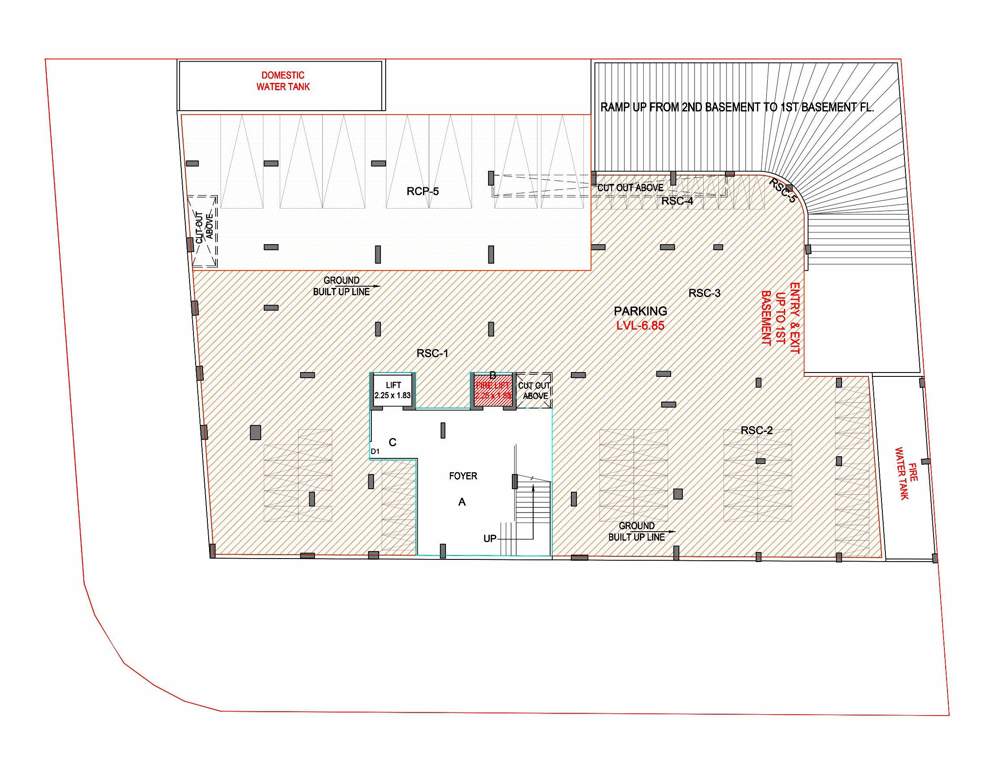  serenity Serenity Cluster Plan for Basement 2 Floor