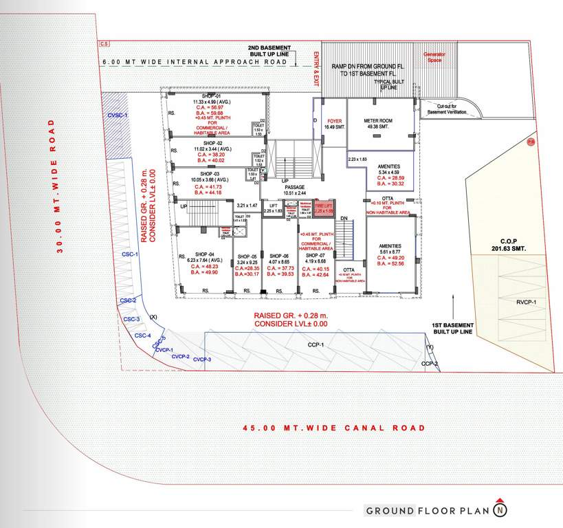  serenity Serenity Cluster Plan for ground Floor
