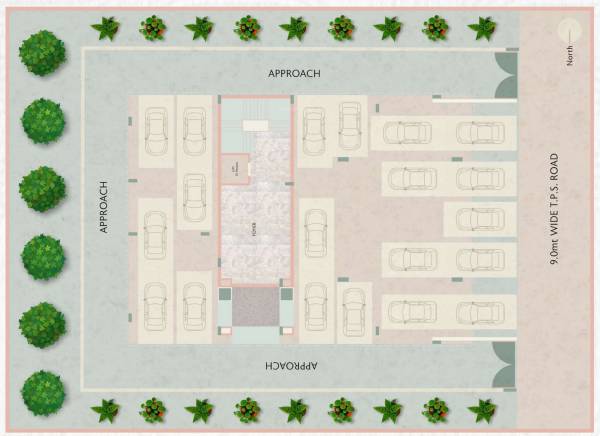  shalin-shashwat Shalin Shashwat Cluster Plan for ground Floor