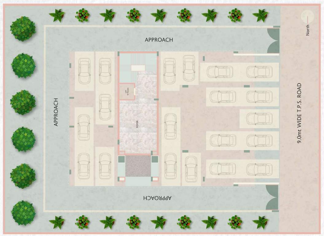  shalin shashwat Shalin Shashwat Cluster Plan for ground Floor