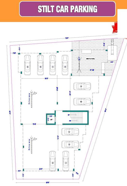  kamal flats Kamal Flats Stilt Cluster Plan
