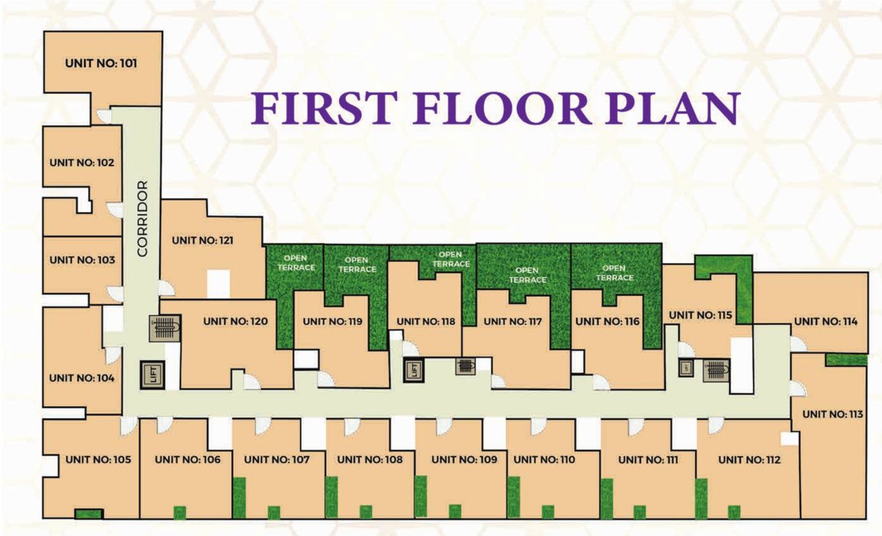summer garden Summer Garden Cluster Plan for 1st Floor