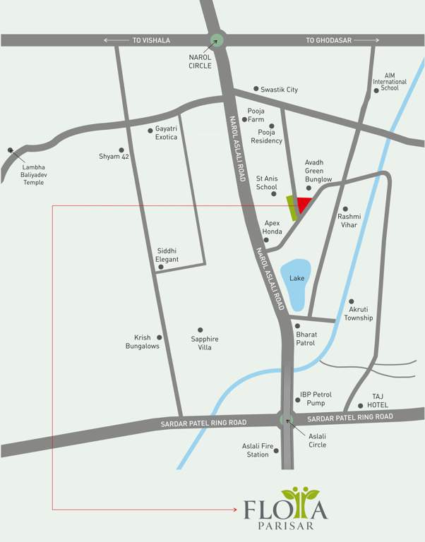  florra parisar Location Plan