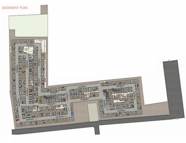  aria Block 1, Block 2 And Block 3 Basement  Cluster Plan