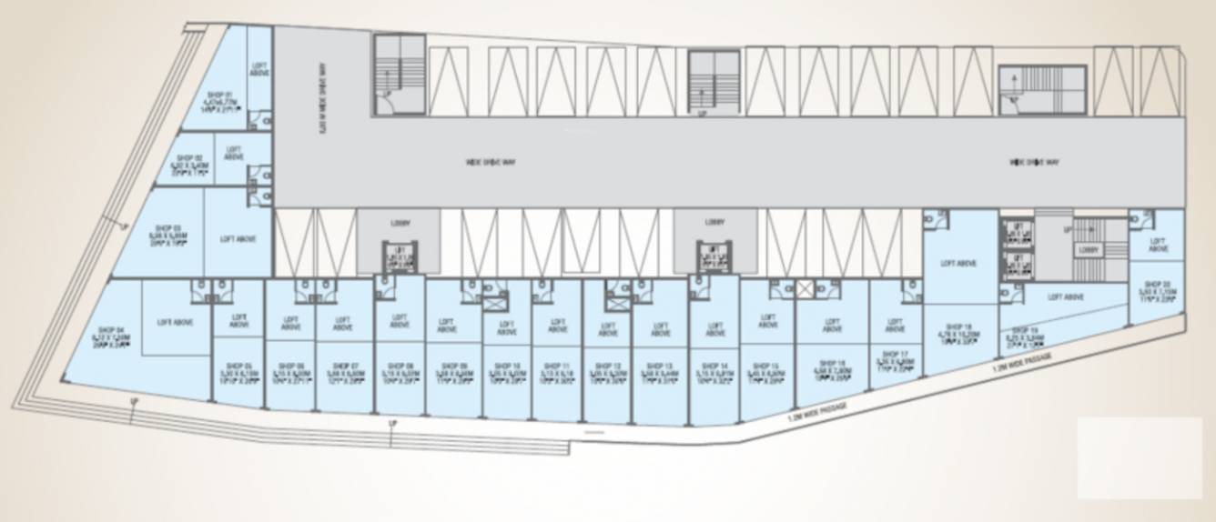  jd gaatha Wing A Cluster Plan For Fround Floor