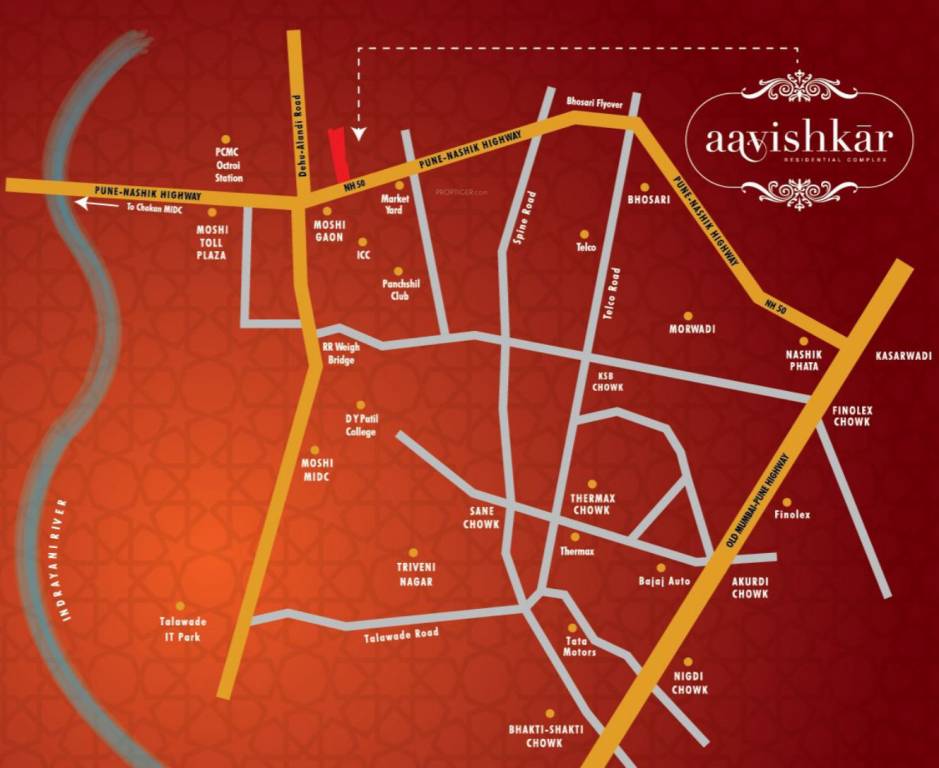  aavishkar a and e wing Location Plan