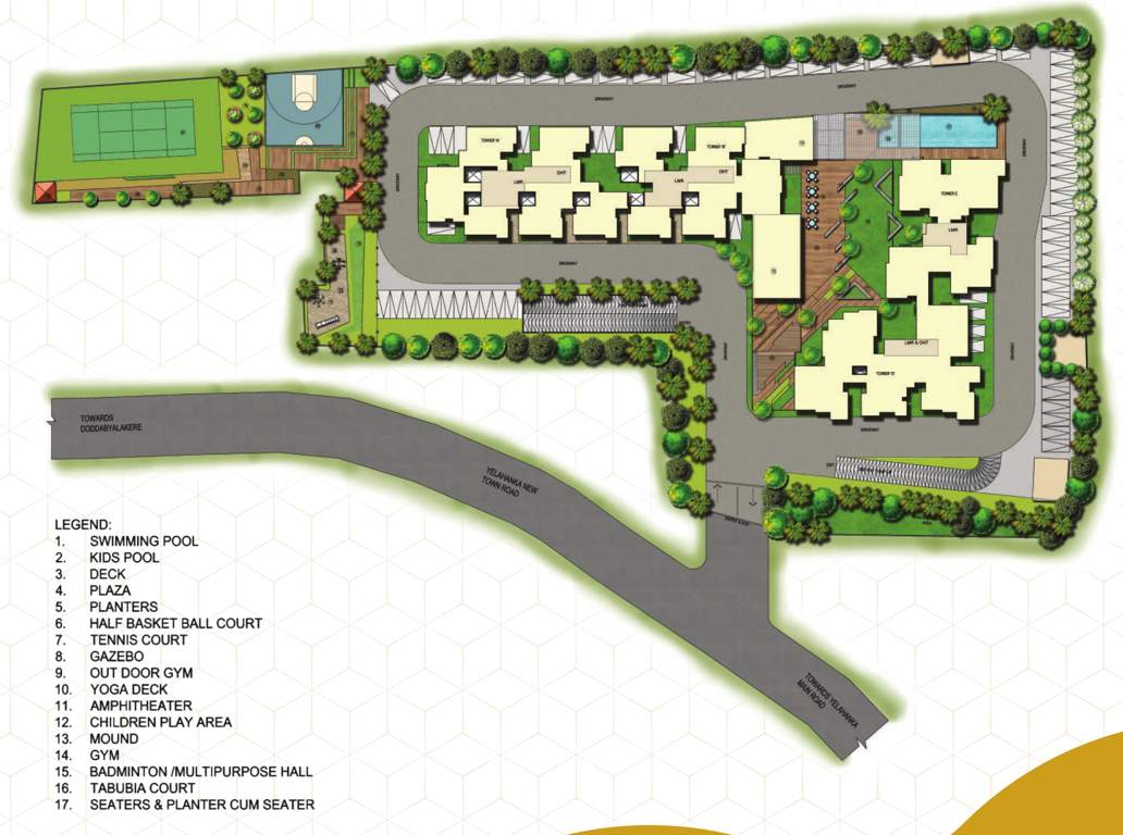  solitaire Layout Plan