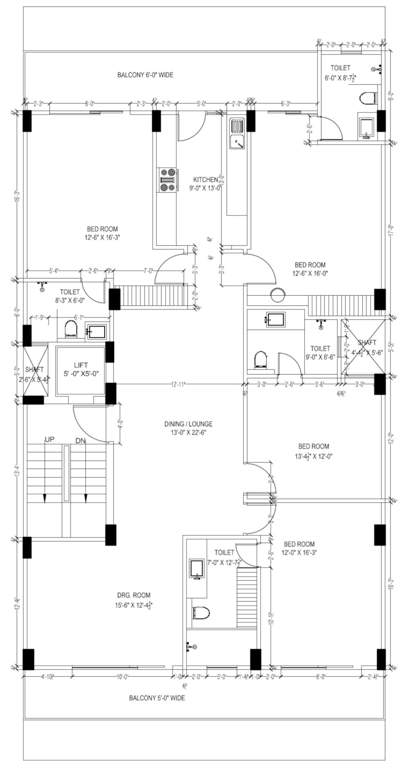  ess floors Cee Ess Floors Cluster Plan For Typical Floor
