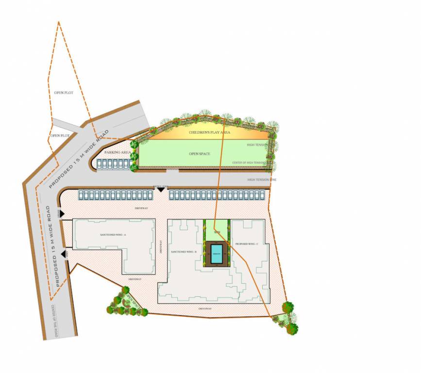  teesta wing c Layout Plan