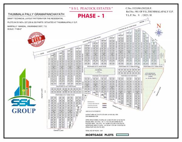  peacock-estate Layout Plan