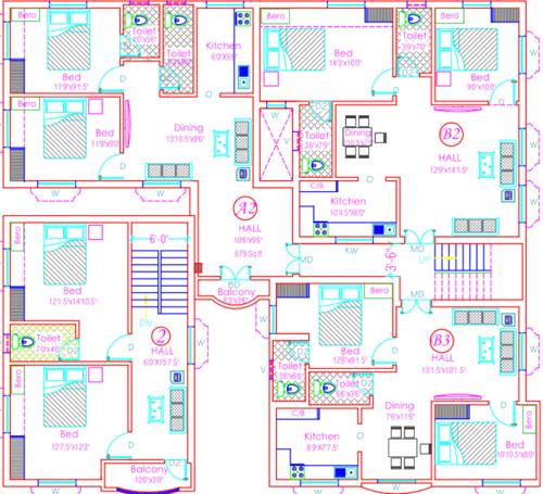  kalki-castle Kalki Castle Cluster Plan For 1st Floor