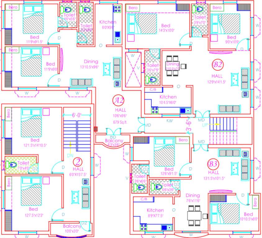  kalki castle Kalki Castle Cluster Plan For 1st Floor