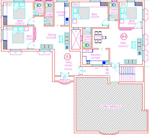  kalki-castle Kalki Castle Cluster Plan For 2nd Floor