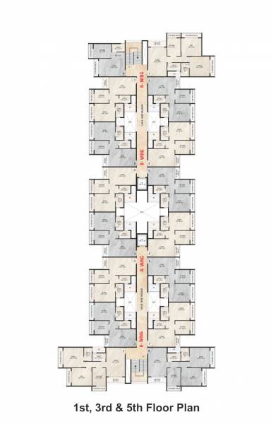  platina Wing A & Wing B Cluster Plan