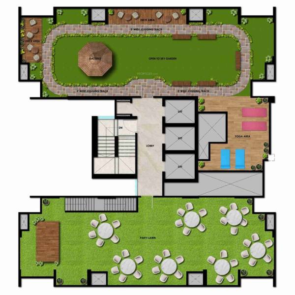  park-way Park Way Cluster Plan for terrace Floor