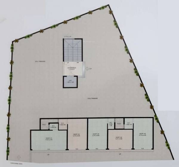  sai-galaxy Building C Cluster Plan For Ground Floor