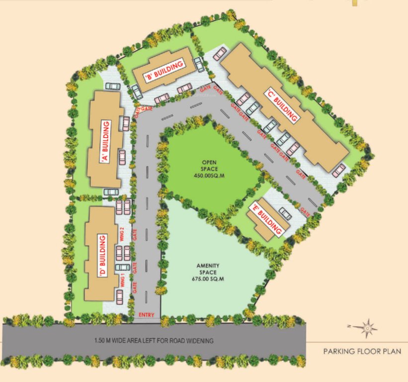  ramana eka valley Layout Plan