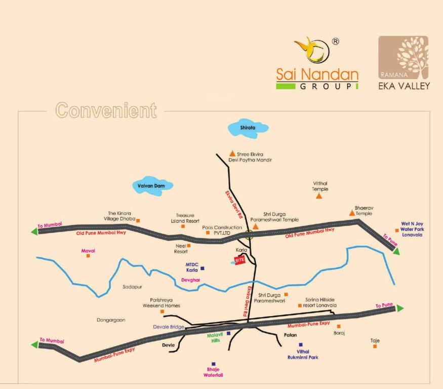  ramana eka valley Location Plan