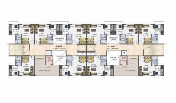  pride Building 1 Cluster Plan