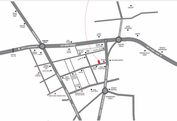 shree-radhe-hills Location Plan