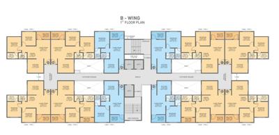  urban-homes-b-wing Urban Homes B Wing Cluster Plan