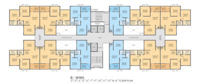  urban-homes-b-wing Urban Homes B Wing Cluster Plan