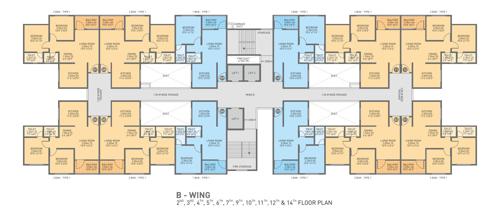  urban-homes-b-wing Urban Homes B Wing Cluster Plan