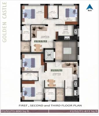  golden-castle Golden Castle Cluster Plan