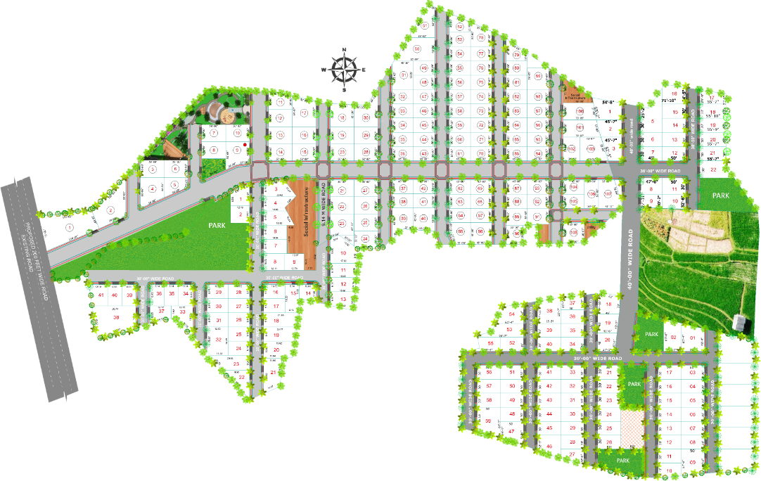  city ext iii Layout Plan