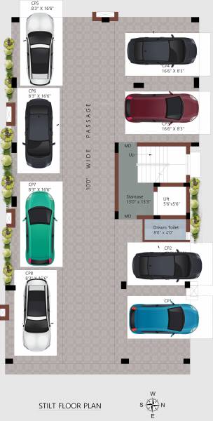  vinayaka V Square Vinayaka Cluster Plan For Ground Floor