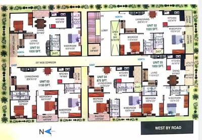  aditya-enclave Aditya Enclave Cluster Plan for Typical Floor