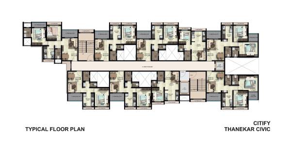  civic A Wing Vistara Cluster Plan
