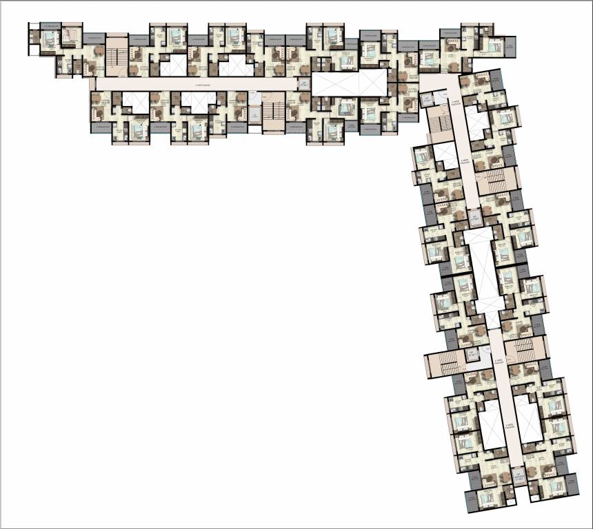  civic A Wing Vistara Cluster Plan