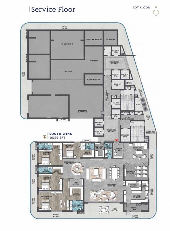  my home 99 Tower 1 Cluster Plan