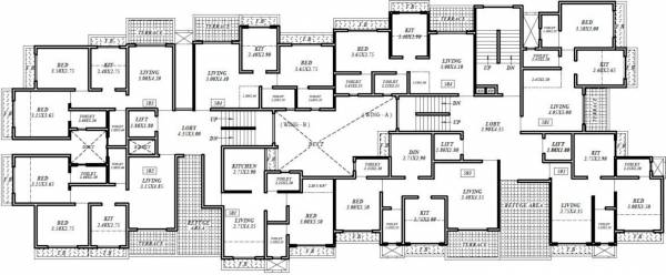  ambar 1 Cluster Plan For 5th Floor