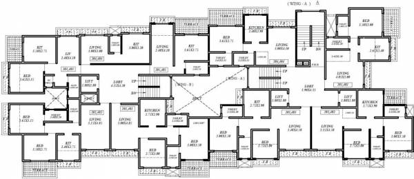 ambar 1 Cluster Plan From 2nd To 4th Floor