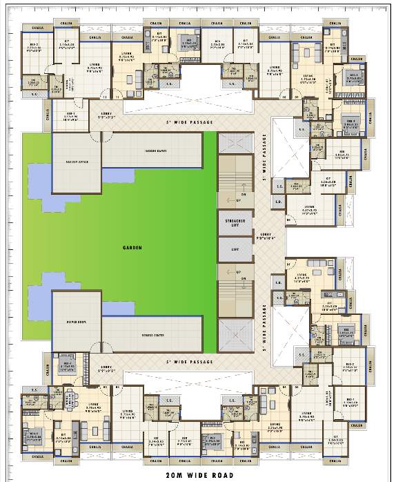  amrut palace Amrut Palace Cluster Plan