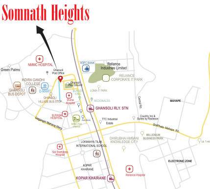 somnath heights Location Plan
