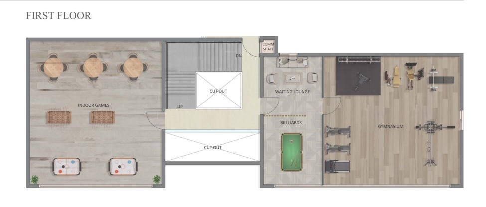  hill side Hill Side Cluster Plan