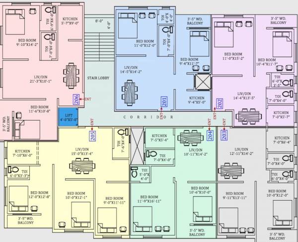  plaza Plaza Cluster Plan For 2nd Floor