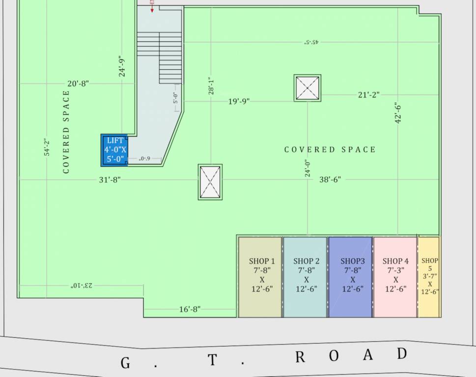  plaza Plaza Cluster Plan For Ground Floor