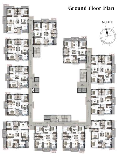  felicity Pavani Felicity Cluster Plan from ground to 26th Floor