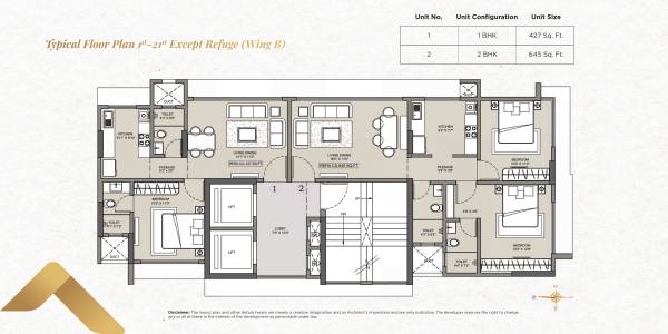  the-new-anand-deep-chsl Building 1 Cluster Plan