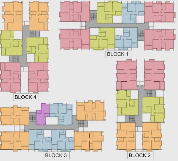  the-senses Cluster Plan For Typical Floor Plan