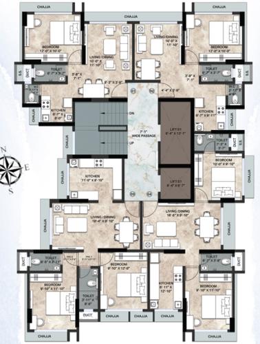  sea-rock Rock CHS Ltd Cluster Plan