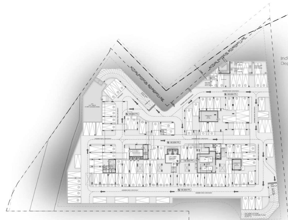  green waters Green Waters Cluster Plan For Basement Floor