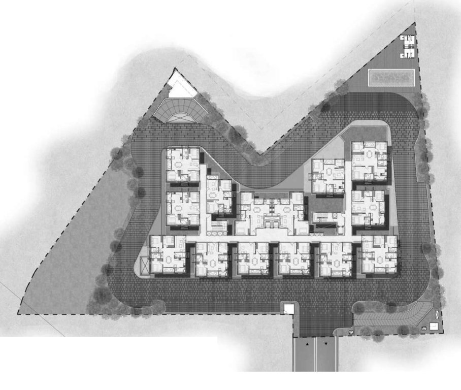  green waters Green Waters Cluster Plan For Typical Floor
